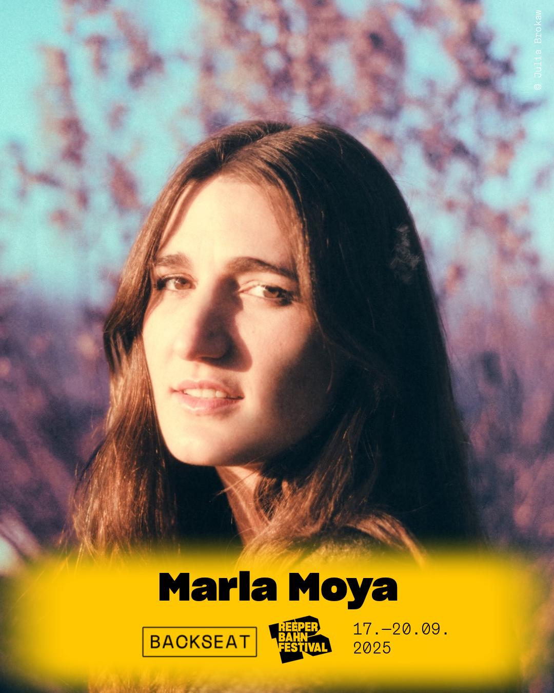 Marla Moya Artist-Photo + Reeperbahn Festival Banner